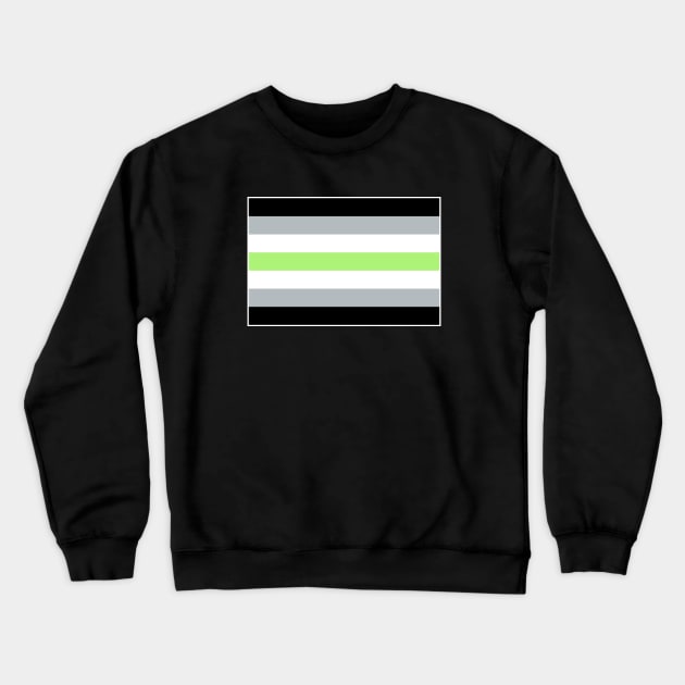 Agender Flag Crewneck Sweatshirt by AnnaBanana